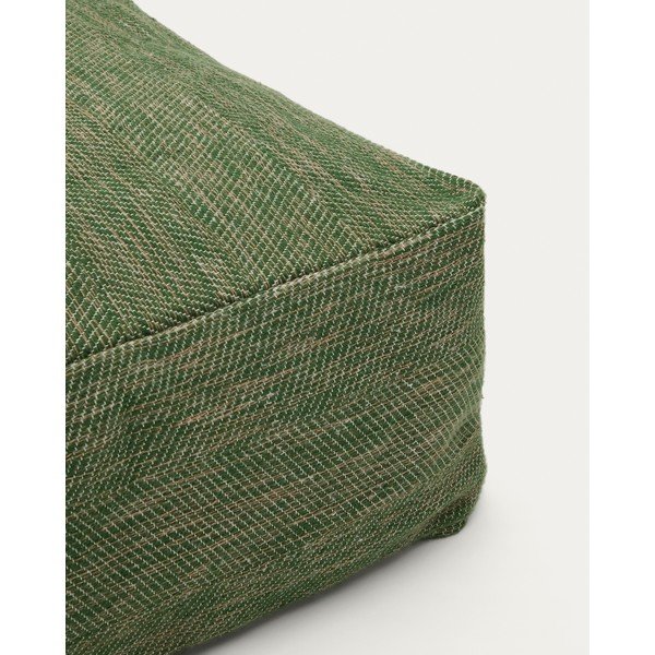 Zaļš pufs Vedell – Kave Home-image-1