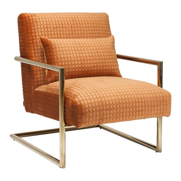 Oranžs krēsls Kare Design Vegas