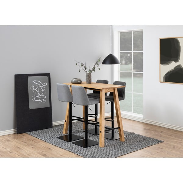 Antracīta pelēks bāra krēsls ar regulējamu augstumu (sēdekļa augstums 78,5 cm) Avanja – Actona-image-2