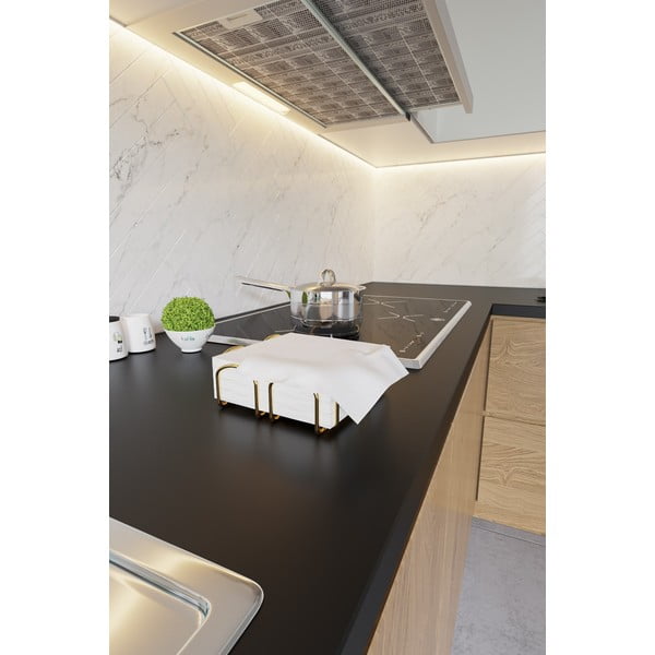 Salvešu turētājs zelta krāsā Kare – Mioli Decor-image-3