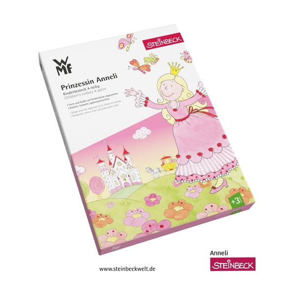 4 bērnu nerūsējošā tērauda galda piederumu komplekts WMF Anneli-image-1