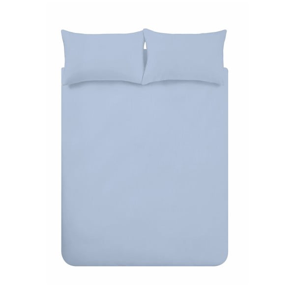 Gaiši zila vienguļamā flaneļa gultas veļa 135x200 cm Brushed – Catherine Lansfield-image-3