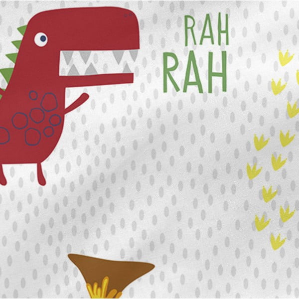 Bērnu kokvilnas palags ar gumiju Moshi Moshi Funnysaurus, 90 x 200 cm-image-4