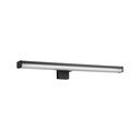 Matēts melns LED sienas gaismeklis (garums 40 cm) Lino – Trio