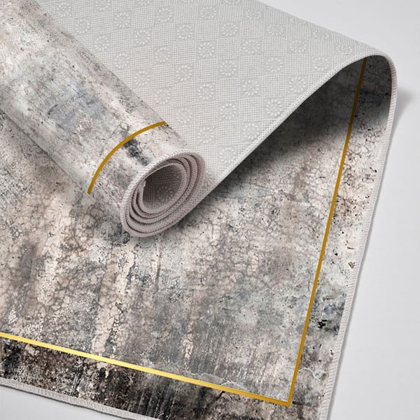 Pelēki/brūni vannas istabas paklājiņi (2 gab.) 60x100 cm – Foutastic-image-2