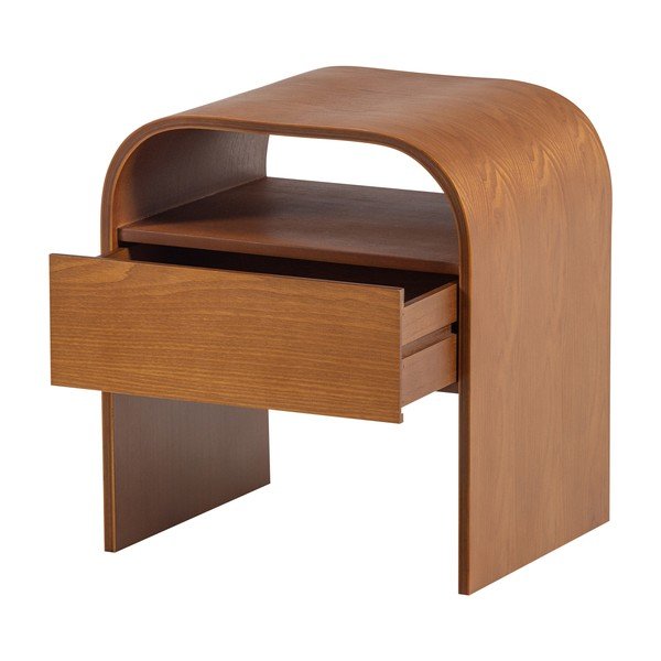 Dabīga toņa naktsskapītis ar plauktiem Momo – WOOOD-image-2