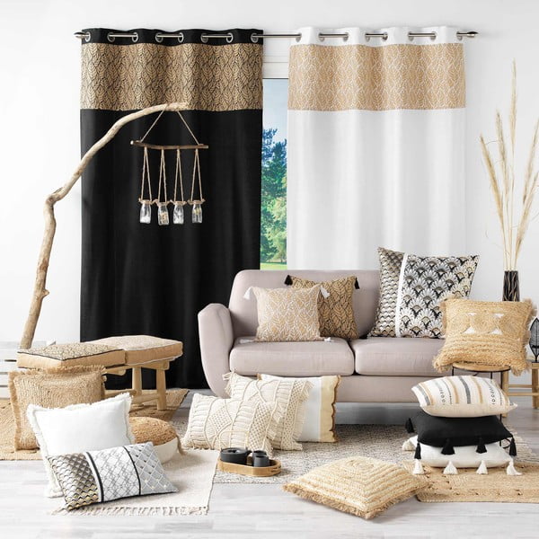 Džutas dekoratīvais spilvens 40x40 cm Kalinda – douceur d'intérieur-image-3