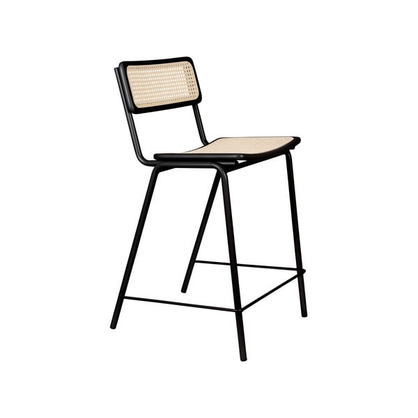 Melns/dabīga toņa bāra krēsls (2 gab.) 93,5 cm Jort – Zuiver