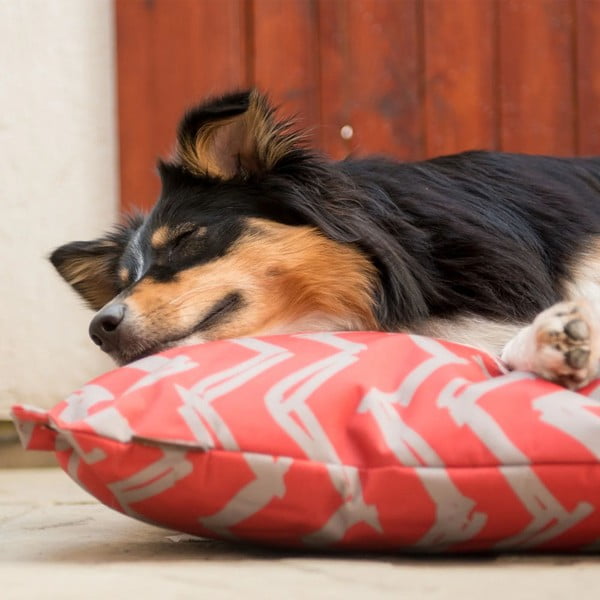Sarkana mājdzīvnieku gulta suņiem 90x120 cm Outdoor Bed Barn Red L – P.L.A.Y.-image-1