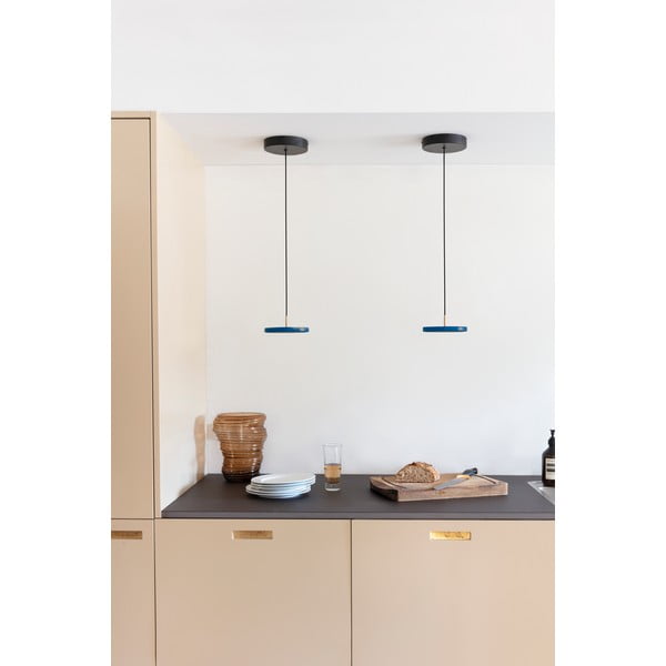 Zaļganzila LED piekaramā lampa ar metāla abažūru ø 15 cm Asteria Micro – UMAGE-image-1