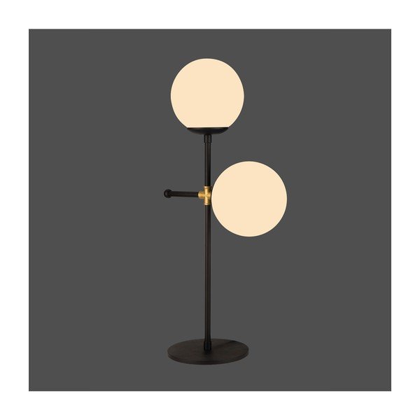 Melna galda lampa Squid Lighting Kruva, augstums 55 cm-image-3