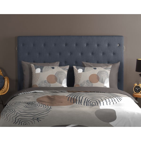 Pelēka vienguļamā kokvilnas gultas veļa 140x220 cm Hendrik – Good Morning-image-2