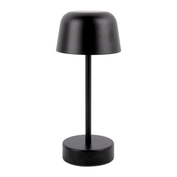 Melna LED galda lampa (augstums 28 cm)  Brio  – Leitmotiv