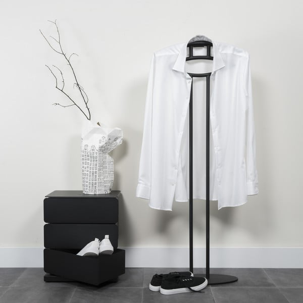 Melna metāla kumode 37x45x26 cm Joey – Spinder Design-image-3