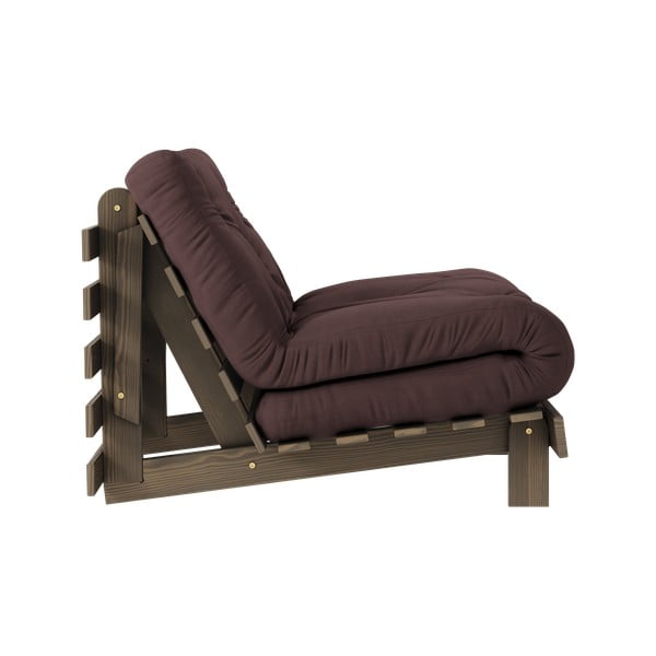 Tumši brūns atpūtas krēsls Roots – Karup Design-image-4