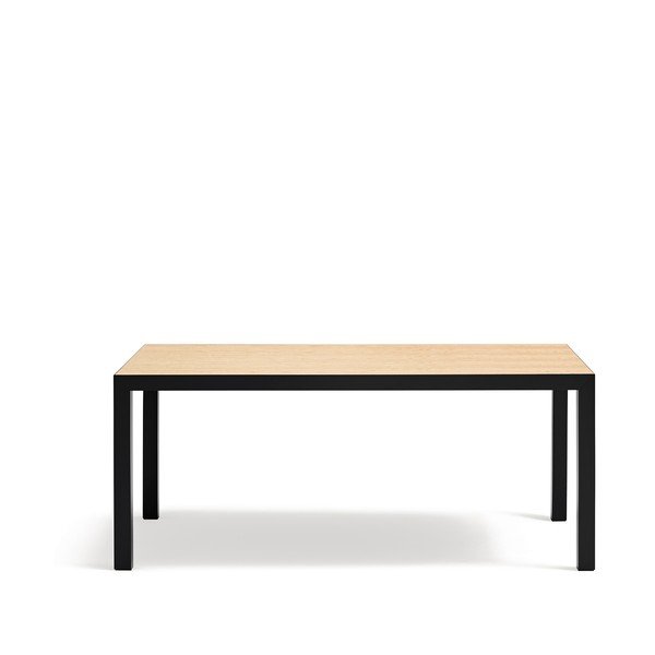 Ēdamgalds ar ozola masīvkoka galda virsmu 75x180 cm Alma – Teulat