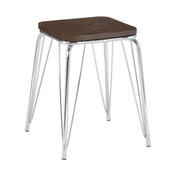 Sudraba krāsas/dabīga toņa gobas masīvkoka ķeblis District – Premier Housewares