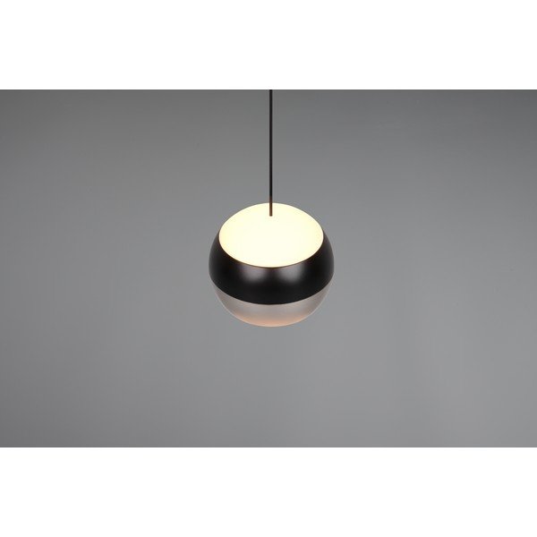 Melna/sudraba krāsas LED piekaramā lampa ø 15,5 cm Orbit – Trio Select-image-1