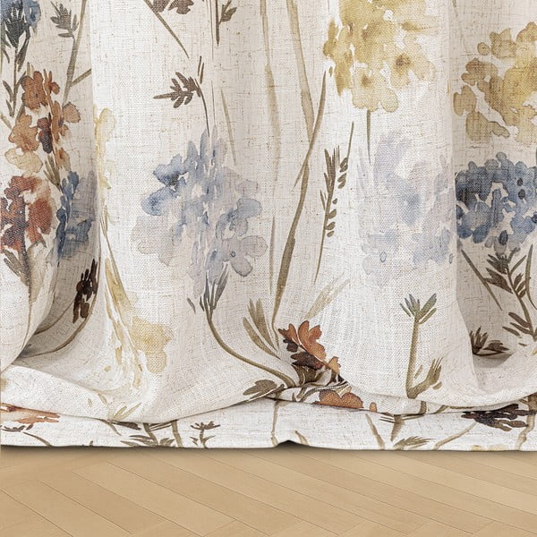 Krēmkrāsas aizkars 135x250 cm Flosi – Restilo-image-4