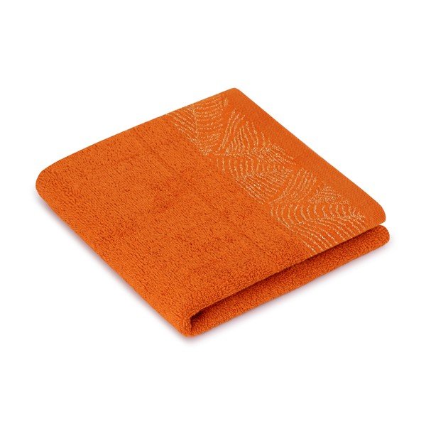 Oranži/bēši frotē kokvilnas dvieļi komplektā (6 gab.) Bellis – Restilo-image-3