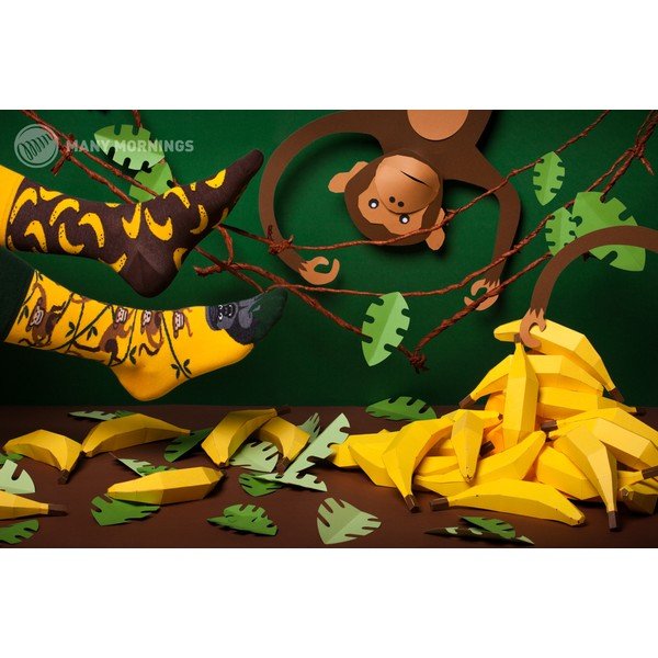 Zeķes Many Mornings Monkey Business, 35-38 izmērs-image-1