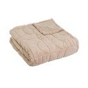 Gaiši brūns mikroplīša pleds 130x160 cm Mid Century – Casa Selección