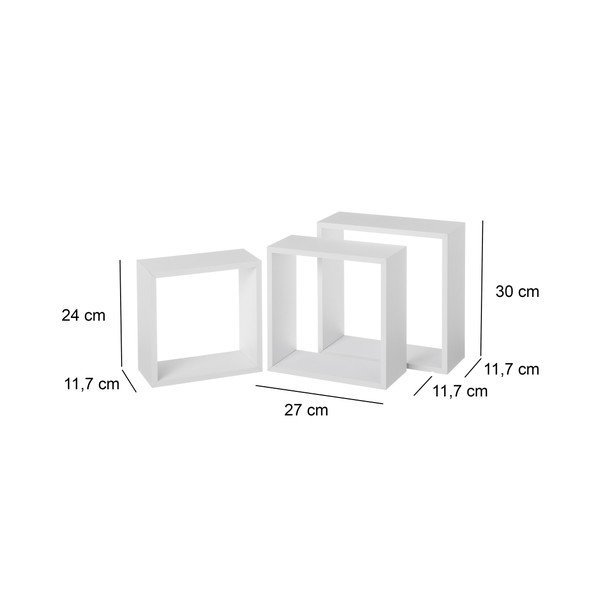 Balti sienas plaukti (3 gab.) – Casa Selección-image-2