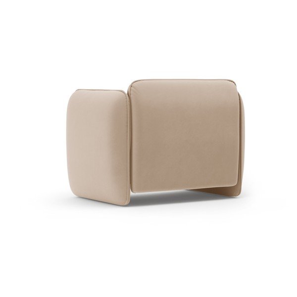 Brūns samta atpūtas krēsls Georgia – Micadoni -image-3