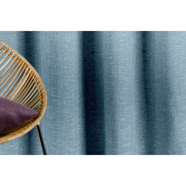 Zils aizkars 140x245 cm Riva – Mendola Fabrics-image-3