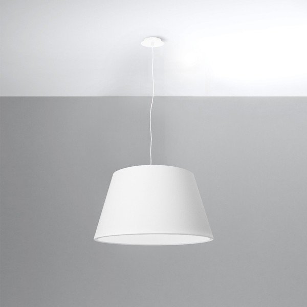 Balta piekaramā lampa ø 45 cm Zafina – Sollux-image-1