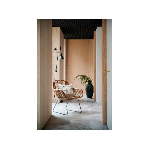 Melna augsta vāze (augstums 62,5 cm) Torden – Villa Collection-image-2