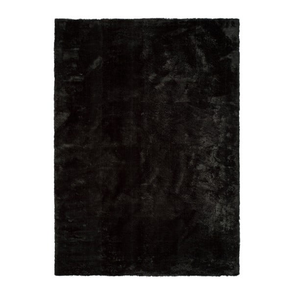 Melns paklājs Universal Unic Liso Negro, 65 x 120 cm