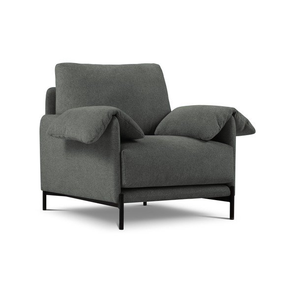 Tumši pelēks atpūtas krēsls Interieurs 86 Zoe-image-2