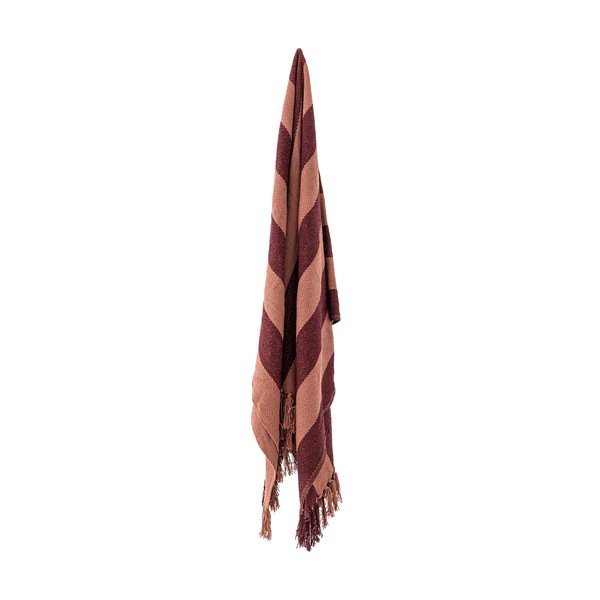 Bordo pleds no pārstrādātas kokvilnas 130x160 cm Frello – Bloomingville-image-2