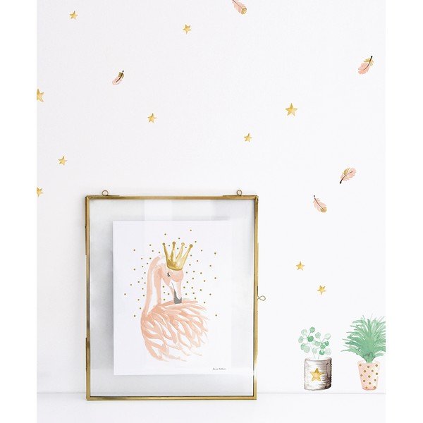 Bērnu uzlīmes (81 gab.) 30x42 cm Etoiles Dorees – Lilipinso-image-2