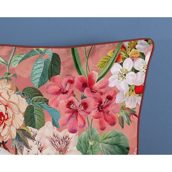 Oranža divguļamā gultas veļa no kokvilnas satīna 240x220 cm Amalia – Descanso-image-3