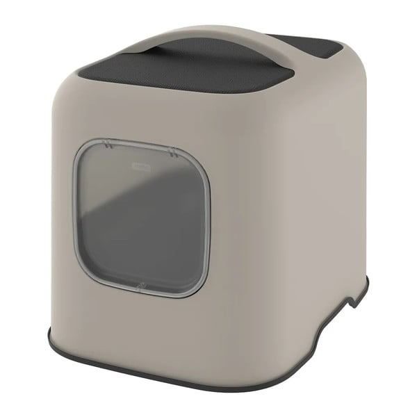 Bēšs kaķu tualetes un lāpstiņas komplekts Biala – Rotho-image-1