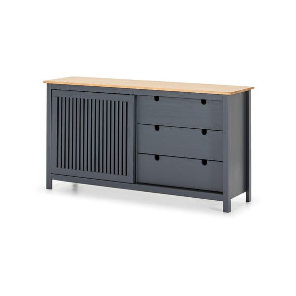 Pelēka koka kumode Marckeric Bruna-image-3