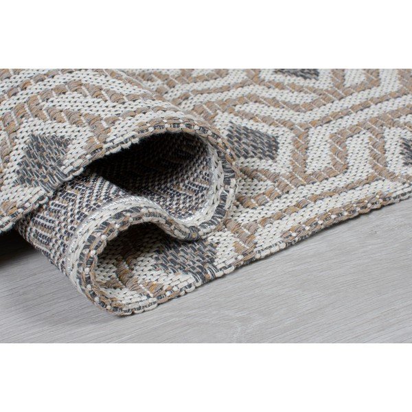 Bēši pelēks kokvilnas paklājs Flair Rugs Bombax, 114 x 170 cm-image-1
