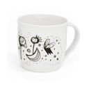 Balta porcelāna krūze 260 ml Domov tu – Bonami