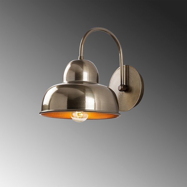 Misiņa krāsas sienas lampa ø 20 cm Multan – Opviq lights-image-3