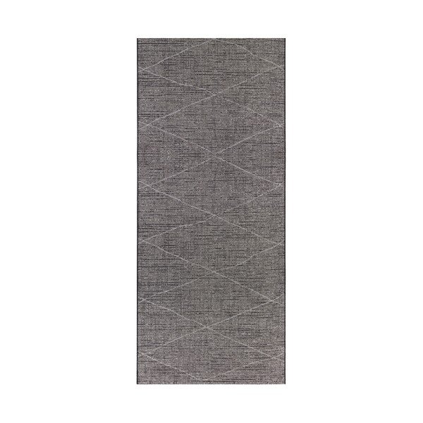 Antracīta pelēks āra skrejceļš Elle Decoration Curious Blois, 77 x 200 cm