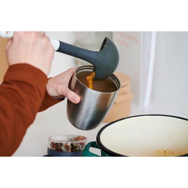 Gaiši sarkans/sudraba krāsas nerūsējošā tērauda termoss pārtikai 500 ml Ellipse – Mepal-image-1