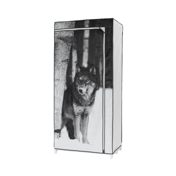 Tekstila drēbju skapis Kompaktors Wolf, augstums 160 cm