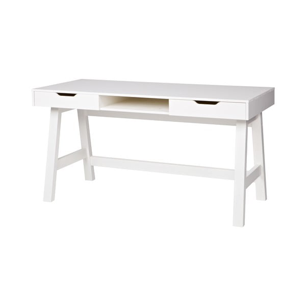 Balts rakstāmgalds WOOOD Nikki-image-3