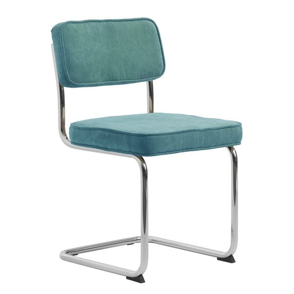 Tirkīzzils velveta pusdienu krēsls Rupert – Unique Furniture