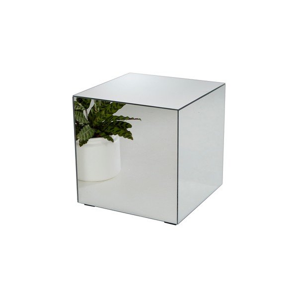 Stikla sānu galdiņš 45,5x45,5 cm Cube – Ellos Home-image-4