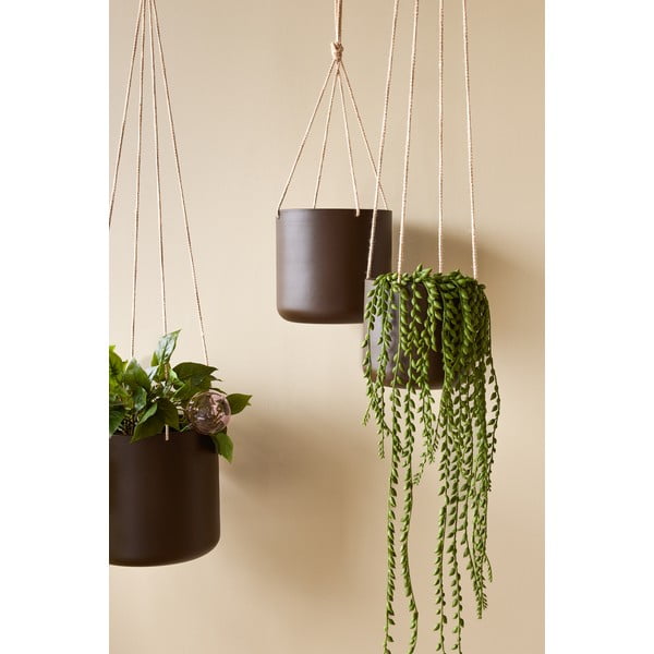 Metāla piekarināmi un pie sienas liekami puķu poda apvalki (3 gab.) ø 25 cm Bloom – Hübsch-image-1