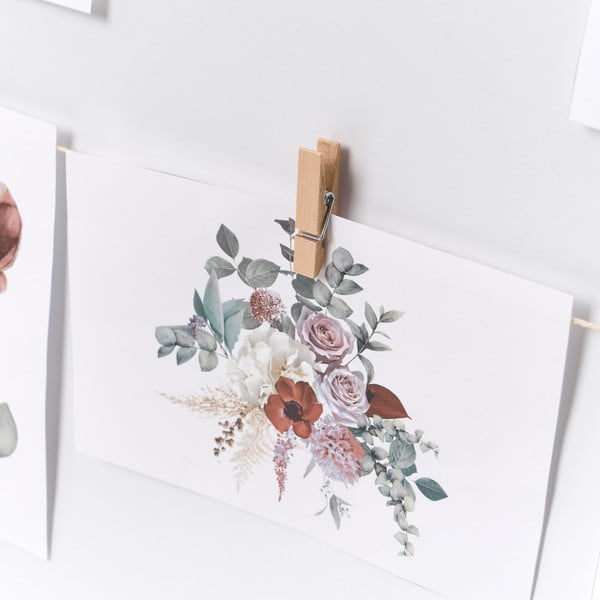 Dabīga toņa piekarināms foto rāmis 43x43 cm – Casa Selección-image-1