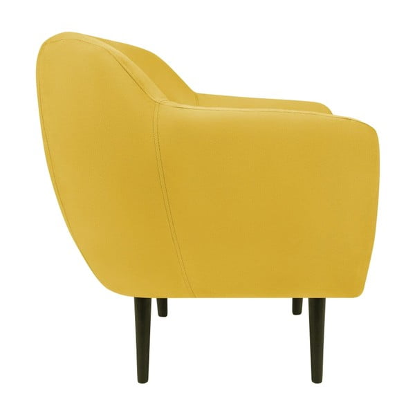 Dzeltens samta atpūtas krēsls Mazzini Sofas Toscane-image-3